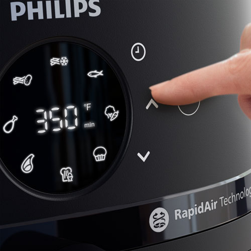 Friteuse à air chaud Philips série 2000 (NA230/00) - 6,2 L (6,5 pte) - Noire
