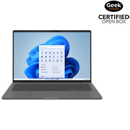 ASUS Zenbook A14 14" OLED Laptop - Snapdragon X2 Elite - 16GB LPDDR5 - 512GB SSD - Windows 11 Home - Iceland Grey by ASUS - Open Box condition - CA$2149.99