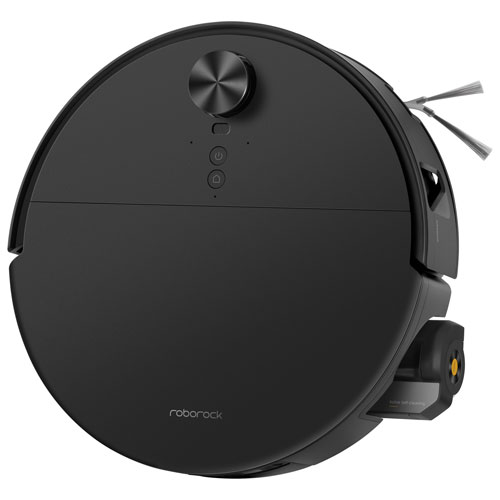 Roborock Saros 20 Flow Cordless Wet/Dry Robot Vacuum & Mop for Pet Hair, Multi-Surface, Rugs, with Dock, Self-Empty, 25 kPa Suction, Smart Mapping, 301 min - Black