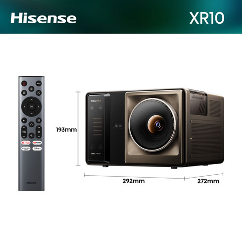 Projecteur au laser 4K Ultra HD pour cinéma maison Hisense (XR10)
