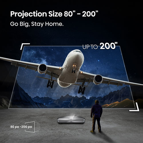 Projecteur au laser 4K Ultra HD pour cinéma maison Hisense (PX4PRO)