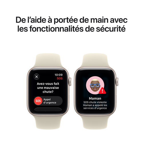 Apple Watch SE 3 (GPS + Cellular) 44mm Midnight Aluminum Case with Navy Blue Sport Band - Medium/Large