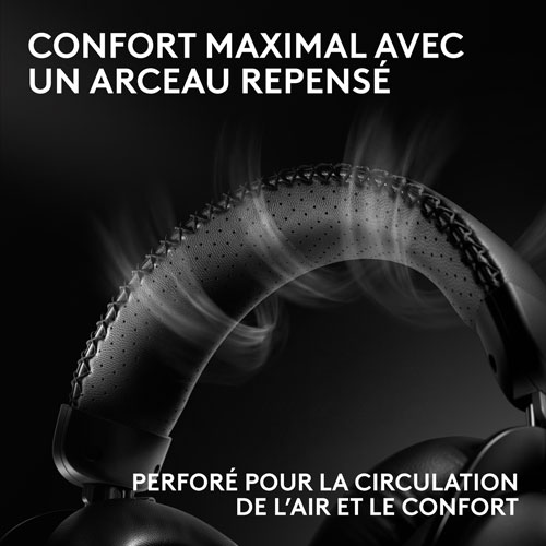 Casque d’écoute de jeu sans fil Logitech G PRO X3 LIGHTSPEED pour PC, PS4 et PS5 - Noir