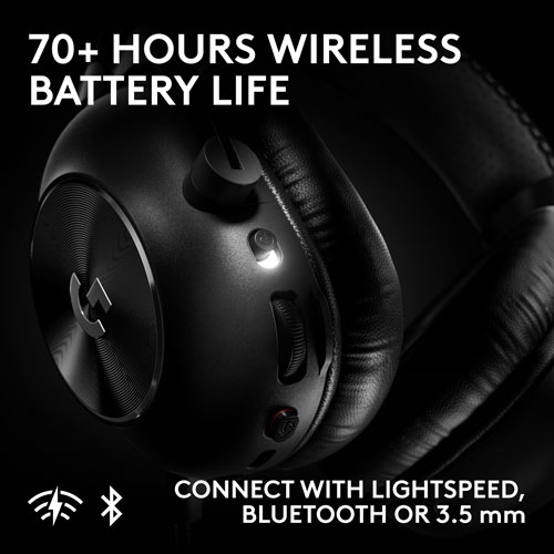 Casque d’écoute de jeu sans fil Logitech G PRO X3 LIGHTSPEED pour PC, PS4 et PS5 - Noir