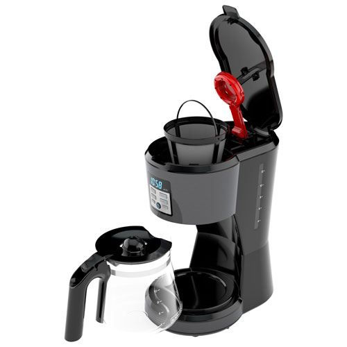 Black & Decker Programmable Drip Coffee Maker with Glass Carafe - 12-Cup - Black