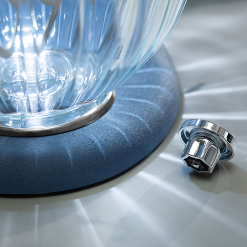 Batteur sur socle à tête inclinable KitchenAid Luminaire de 5 ptes et 350 W - Bleu poivré