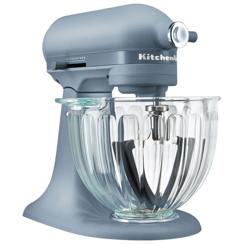 Batteur sur socle à tête inclinable KitchenAid Luminaire de 5 ptes et 350 W - Bleu poivré