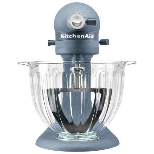 Batteur sur socle à tête inclinable KitchenAid Luminaire de 5 ptes et 350 W - Bleu poivré