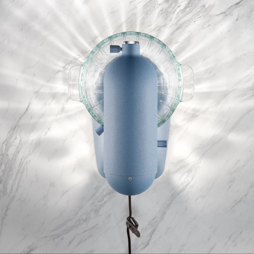 Batteur sur socle à tête inclinable KitchenAid Luminaire de 5 ptes et 350 W - Bleu poivré