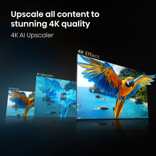 Téléviseur intelligent Roku TV QLED à DEL 4K UHD HDR QD6SR de 50 po de Hisense (50QD6SR) - 2026 - Idéal pour les films et les sports