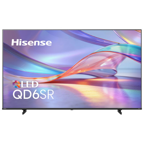 Téléviseur intelligent Roku TV QLED à DEL 4K UHD HDR QD6SR de 43 po de Hisense (43QD6SR) - 2026 - Idéal pour les films et les sports