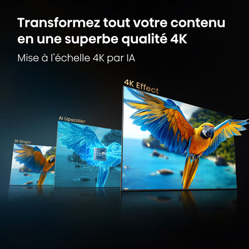 Téléviseur intelligent Roku TV QLED à DEL 4K UHD HDR QD6SR de 43 po de Hisense (43QD6SR) - 2026 - Idéal pour les films et les sports