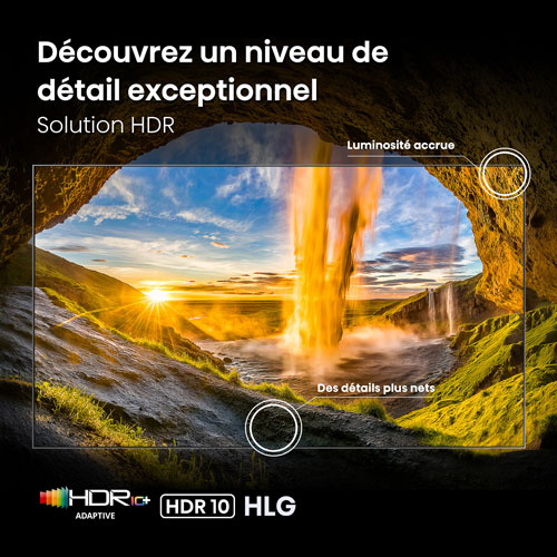 Téléviseur intelligent Roku TV QLED à DEL 4K UHD HDR QD6SR de 43 po de Hisense (43QD6SR) - 2026 - Idéal pour les films et les sports