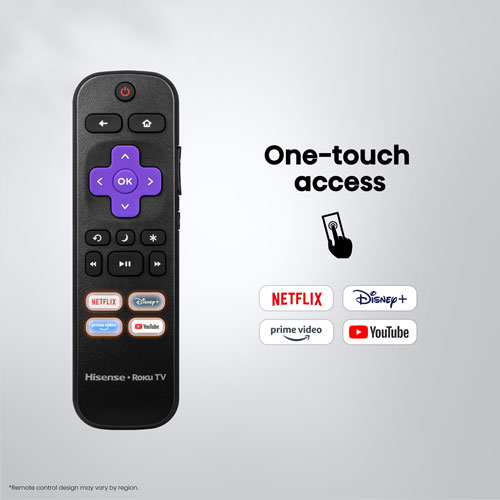 Téléviseur intelligent Roku TV QLED à DEL 4K UHD HDR QD6SR de 43 po de Hisense (43QD6SR) - 2026 - Idéal pour les films et les sports