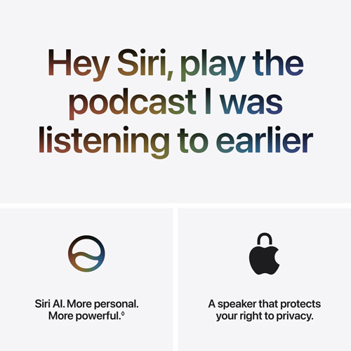 Apple HomePod Mini 2 Smart Speaker with Siri AI, Midnight