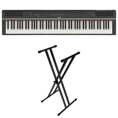 Yamaha P-125 88-Key Weighted Action Digital Piano with On-Stage Keyboard Stand