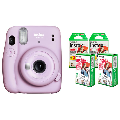 Fujifilm Instax Mini 11 Instant Camera with Instant Film - Lilac Purple