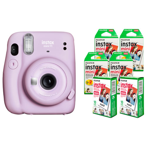Fujifilm Instax Mini 11 Instant Camera with Instant Film - Lilac Purple