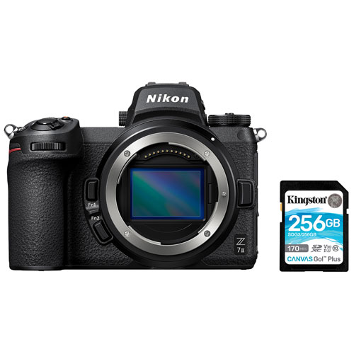 Appareil photo sans miroir Z 7II FX de Nikon avec carte mémoire de 256 Go