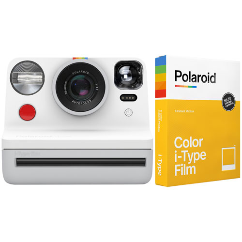 Polaroid Now Instant Camera with Instant Film - White