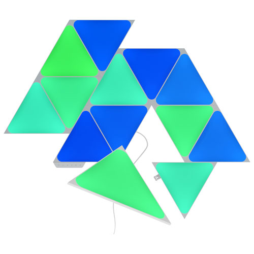 Nanoleaf Shapes Triangle Panels - Smarter Kit with 2 Expansions - 13 Panels