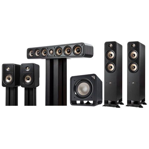 Polk Audio Signature Elite 5.1 Channel Speaker System - Stunning Black