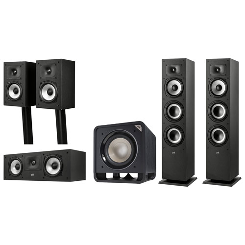 Acoustic Audio HT-55 in Wall in Ceiling 1000 Watt Home Theater 5 Speaker System 