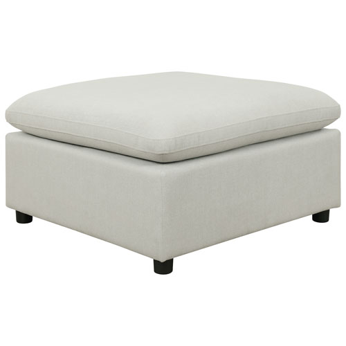 Billie 4-Piece Modular Transitional Polyester Sectional Sofa Sets - Light Grey