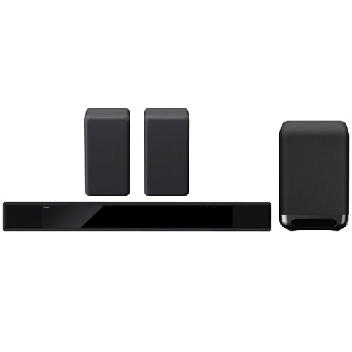 Sony HTA7000 500-Watt 7.1.2 Channel Dolby Atmos Sound Bar with SA-SW5 Subwoofer & SARS3S Rear Speakers