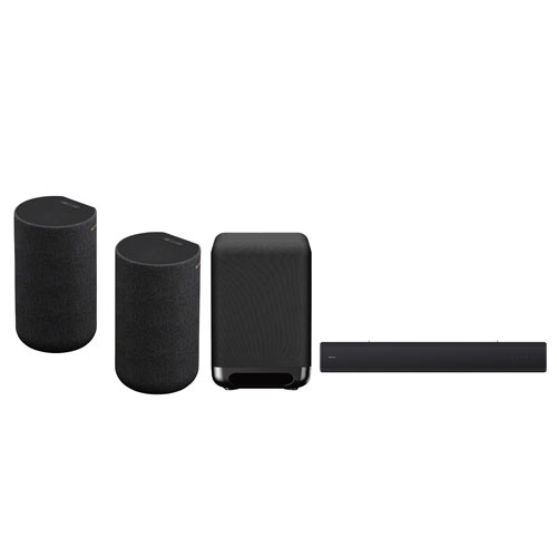 Sony SA-SW5 300-Watt Subwoofer with Dolby Atmos Sound Bar and 2 Wireless Rear Speakers - Black
