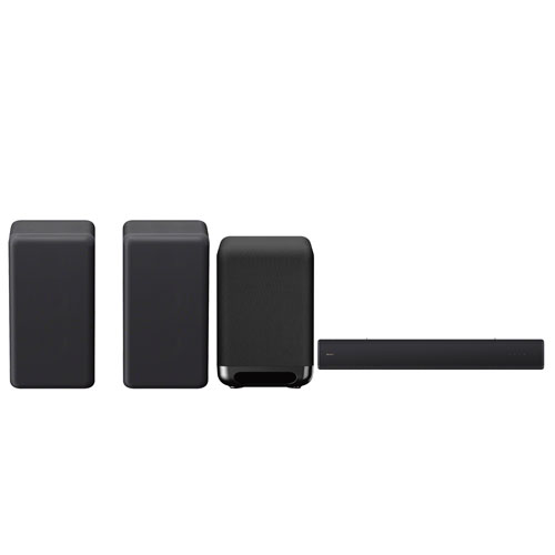 Sony HTA3000 250W 3.1 Channel Dolby Atmos Sound Bar w/ Subwoofer & Wireless Bookshelf Speaker- Black