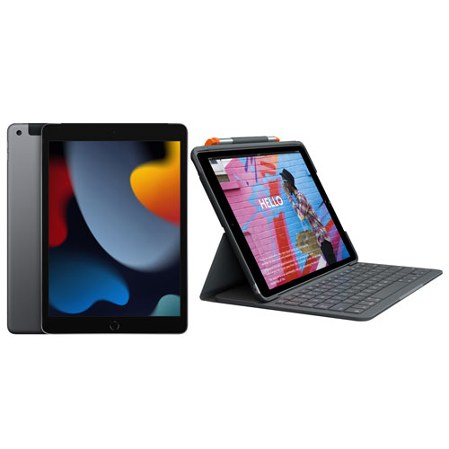 Accessoires Tablette Logitech Étui clavier Slim Folio pour iPad