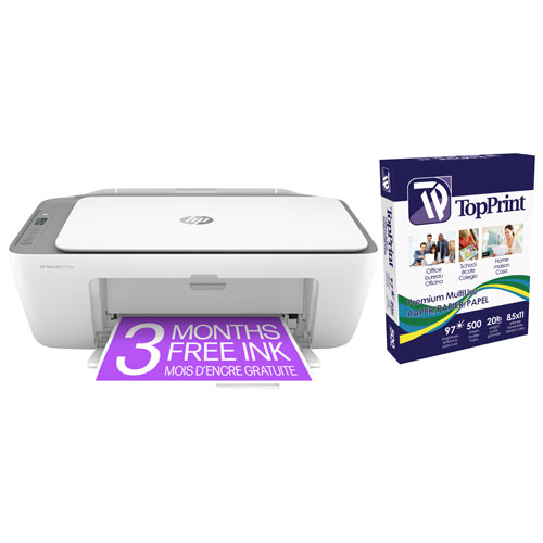 HP DeskJet 2755e Wireless Inkjet Printer with 3 months of Instant