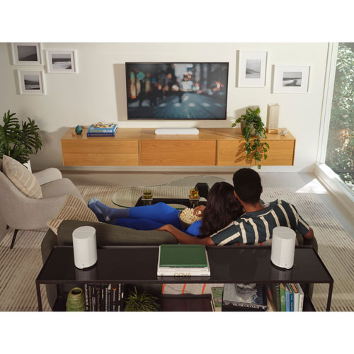 Barre de son Ray et 2 haut-parleurs multipièces Era 100 de Sonos - Blanc