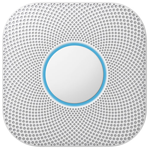 Ensemble de sécurité à domicile de Google - 2 détecteurs de fumée et de monoxyde de carbone Wi-Fi Nest Protect et adaptateur d'écouteurs d'Insignia