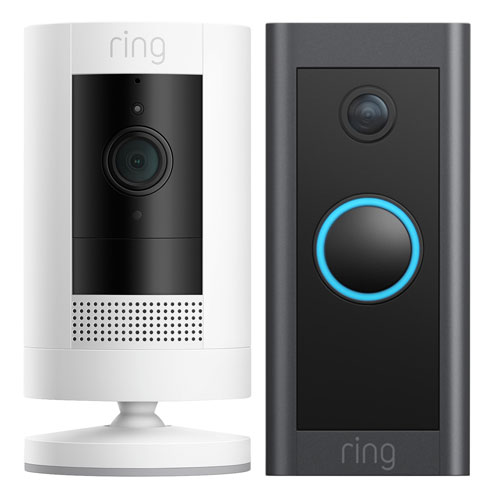 Ring Stick Up Cam Wireless Indoor/Outdoor 1080p HD IP Camera & Wired Wi ...