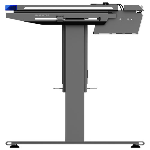 Blacklyte Atlas 43" Computer Gaming Desk Top with Desk Leg - Black