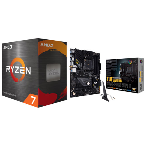 AMD Ryzen 7 5800X3D Octa-Core 3.4GHz AM4 Processor & ATX AM4 DDR4  Motherboard