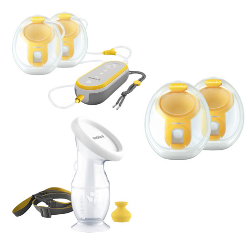 Medela Freestyle Double Electric Breast Pump; Hands-free Collection Cups with Breast Milk Collector