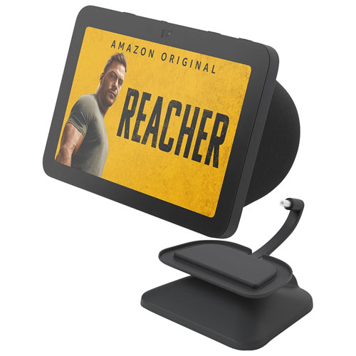 Écran intelligent Echo Show 8 d'Amazon avec support ajustable - Anthracite