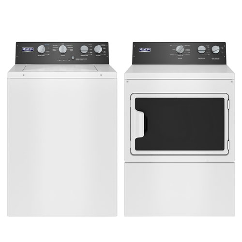 Maytag 4.0 Cu. Ft. High Efficiency Top Load Washer & 7.4 Cu. Ft. Electric Dryer - White