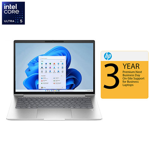 HP EliteBook 640 G11 14" Laptop (Intel Core Ultra 5 135U/16GB RAM/512GB SSD) w/ Extended Warranty Pack - EN
