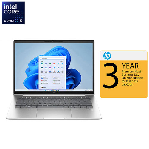 HP EliteBook 640 G11 14" Laptop (Intel Core Ultra 5 125H/32GB RAM/512GB SSD) w/ Extended Warranty Pack - EN