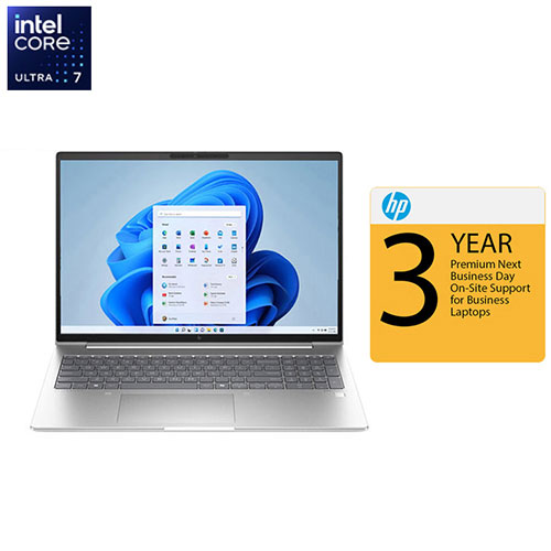 HP EliteBook 660 G11 16" Laptop (Intel Core Ultra 7 155U/16GB RAM/512GB SSD) w/ Extended Warranty Pack - EN