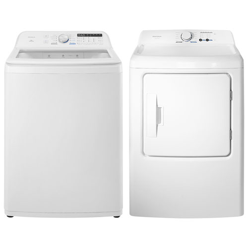 Insignia 4.7 Cu. Ft. High Efficiency Top Load Washer & Electric Dryer