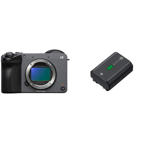 Sony Cinema Line FX2 Full-Frame Mirrorless Camera with Lithium-Ion Rechargeable Camera Battery