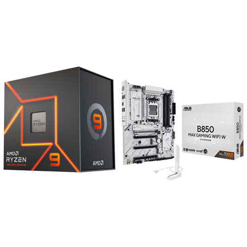 AMD Ryzen 9 7900X 12-Core 4.7GHz AM5 Processor & ASUS B850 Max Gaming WIFI W ATX AM5 Motherboard