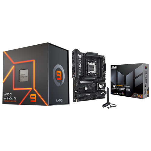 AMD Ryzen 9 7900X 12-Core 4.7GHz AM5 Processor & ASUS TUF Gaming B850-Plus Wi-Fi 7 ATX AM5 DDR5 Motherboard