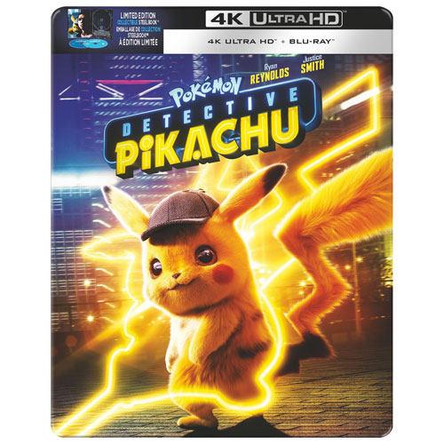 Pokémon: Detective Pikachu (Steelbook) (4K Ultra HD) (Blu-ray Combo)