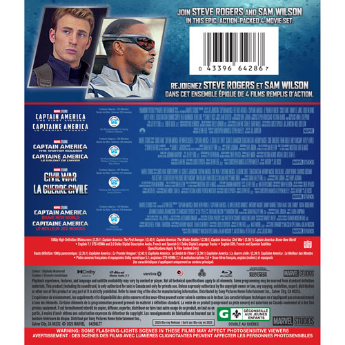 Captain America 4-Movie Collection (Blu-ray)